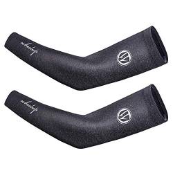 Arm-Ärmel Kühlung Ärmlinge Damen Herren Sommer Armwärmer Arm Sleeves Elastische Armstrumpf Anti-UV Schutz Handschuh Reithandschuhe Tattoo Cover Armstulpen für Outdoor-Sportarten,1 Paar Schneeflocke von Asudaro