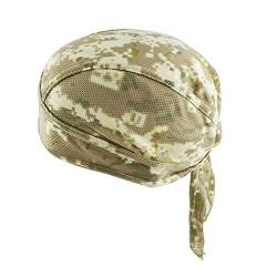 Asudaro Pirat Kopftuch Cap Herren Camouflage Headscarf Headwrap Kopfbedeckung Pirate Cap Turban Outdoor Sport Fahrrad Sommermütze Laufen Mütze Piratenmütze Radfahren Kopftuch Stirnband Stil 3 von Asudaro