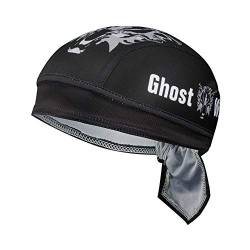 Asudaro Unisex Bandana Cap Piratenhut Reiten im Freien Sport Kopftuch Kopfbedeckung Fahrradkappe Unter Helmmütze UV Schutz Piratentuch Stirnband Biker Hat Laufen Mütze Funktions Kappe Stil 2 von Asudaro