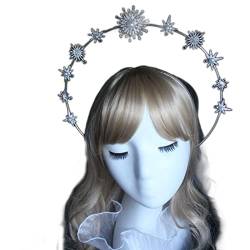 Asukohu Kopfbedeckung Barock Cosplay Stirnband DIY Kopfbedeckung mit Schleier von Asukohu