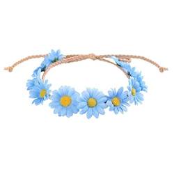 Sonnenblumenkranz, gewebtes Stirnband für Damen, Mädchen, Mütze, Stirnband, Make-up von Asukohu