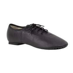 Asyusyu Jazz Schuhe Schwarz Jazz Tanzschuhe PU Leder Schnürschuh für Männer Frauen, Schwarz , 35.5 EU von Asyusyu