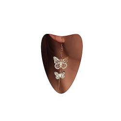 Atentuyi Boho Schmetterling Ohrringe Gold Schmetterling Ohrringe Lange Quaste Schmetterling Baumeln Ohrringe Vintage Filigran Ohrringe Lange Kette Ohrringe Schmuck Für Frauen Und Mädchen von Atentuyi