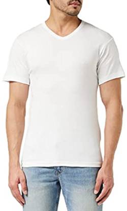 Athéna Herren Promo Tee-Shirt Coton Bio (4er Pack), Weiß, L von Athéna
