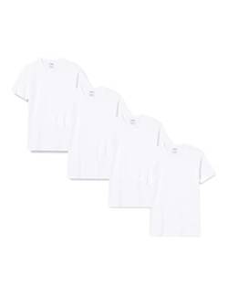 Athéna Herren Promo Tee-Shirt Coton Bio (4er Pack), Weiß, S von Athena