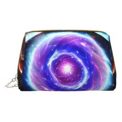 Cosmic Stars Tragbare Kosmetiktasche & Reise-Kosmetiktasche, Unisex, Reißverschluss, geeignet für den täglichen Gebrauch, weiß, Einheitsgröße von AthuAh