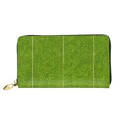 Green Grassland Damen Lange Geldbörse & Reißverschluss Geldbörse Multi-Karten-Organizer 7,48 x 4,13 Zoll (ca. 19 x 10,5 cm), Schwarz , Einheitsgröße von AthuAh