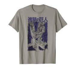 Attack on Titan Colossal Titan Kanji Manga Epic Poster T-Shirt von Attack on Titan