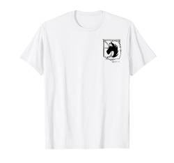 Attack on Titan Military Police Regiment Small Pocket Logo T-Shirt von Attack on Titan