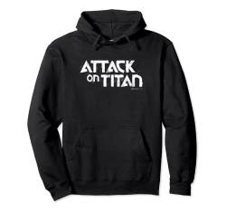 Attack on Titan White Iconic Title Original Logo Pullover Hoodie von Attack on Titan