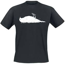 Atticus Bird Männer T-Shirt schwarz S 100% Baumwolle Rockwear, Streetwear von Atticus