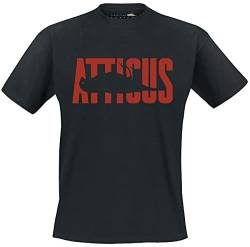 Atticus Punch Männer T-Shirt schwarz M 100% Baumwolle Basics, Rockwear, Streetwear von Atticus