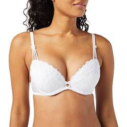 Aubade Damen Au Bal De Flore Balconette BH, WEISS, 65E von Aubade