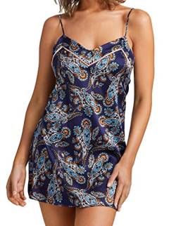 Aubade Damen Silk Night_rt40 Nightgown, Kaschmirblau, 36 von Aubade