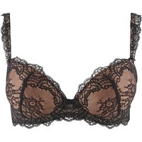 Aubade Danse des Sens Push-up-BH, Spitze, Zierschleife, für Damen, schwarz, 75A von Aubade