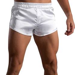 Aubatece Boxershorts Herren Bunt,Men Underwear,Herren Unterhosen,Herren Unterwäsche,Herren Retroshorts,Boxershorts Herren Unterhosen (Weiß, XL) von Aubatece