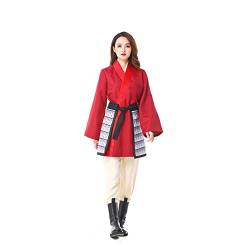 AubnICO Mulan Kostüm für Frauen Halloween Cosplay -Kleid Damen Chinesische Heldin Mulan Kostüm Prinzessin Kleid Halloween Outfit,1,M von AubnICO