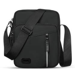 Aucuu Umhängetasche Schultertasche Herren, Wasserdichte Herrentasche zum Umhängen Messenger Bag mit Multi Tasche, Handytasche, Crossbody Bag für Alltag, Business Arbeit und Reise von Aucuu