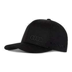 Audi 3132301300 Basecap Tec-Cap Ringe Logo Baseballkappe Kappe, schwarz von Audi collection