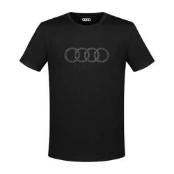Audi T-Shirt Ringe Herren schwarz M von Audi collection