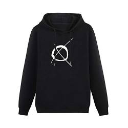 AuduE Slenderman Symbol 2 Hoodies Long Sleeve Pullover Loose Hoody Men Sweatershirt Size M von AuduE