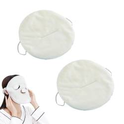 Aumude Gesichtswärmetherapie-Handtuch, heißes kaltes Gesichtsdampfer-Handtuch, wiederverwendbares Gesichtsdampfer-Handtuch für heiße und kalte Hautpflege, Beauty-Gesichtshandtuch für Zuhause und von Aumude
