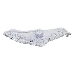 Aumude Retro Owl Scarf With Wide Spread Bird Feather Wings, Winter Warm Chunky Knit Cashmere Feel, Long Shawl Winter Wraps for Women for Outdoors von Aumude