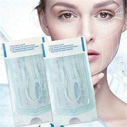 Lösliches Proteinfaden-Heben, sofortiges Gesichtsproteinfaden, Anti-Aging-Faltenstraffende Hautpflege, saugfähiger Kollagenfaden für Gesichtslift, reduziert feine Linien Falten (120 Stück) von Aumude
