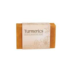 PureHarmony Turmeric Odor Eliminating Soap, Turmeric Soap for Skin Lightening, All Natural Turmeric Soap Bar, Turmeric and Honey Soap Bar for All Skins (1Pcs) von Aumude