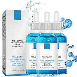 Re Youth Bio Anti-Acne Spot Corrector Serum, Blue Copper Peptides Serum, ReYouth Bio Dark Spot and Acne Treatment Serum, Remove Spot and Acne Facial Hydrating Moisturizing Skin Firming (3Pcs) von Aumude