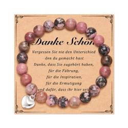 Aunis Dankeschön-Geschenke für Frauen, süßes Herz-Armband, Geschenk für Mutter, Freundin, Lehrerin von Aunis