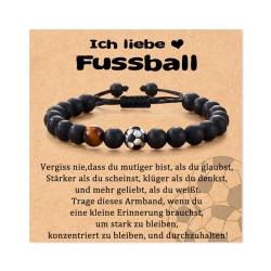 Fussball Armband Geschenke für Jungen Teenager Ich Liebe Fussball Fußball-Armband Teenager-Junge Geschenke für Sohn Freund Geburtstagsgeschenk für Jungen Geschenke für Sohn, Enkel, Neffe und Bruder von Aunis