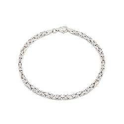 925 Silberarmband: Königsarmband Silber 3,5mm 19cm - KARH-35-19 von Aurum Jewelry