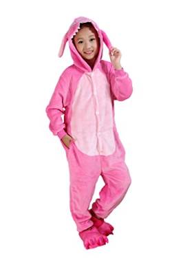 Auspicious beginning Rosa-Stich scherzt Schlafanzüge Tier Cosplay Kostüm Baby-Body Sleepsuit Freizeitkleidung Kigurumi Pyjama von Auspicious beginning