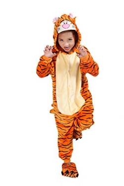 Auspicious beginning Tigger Kind Schlafanzüge Tier Cosplay Kostüm Baby-Body Sleepsuit Freizeitkleidung Kigurumi Pyjama von Auspicious beginning
