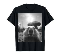 Witziges Murmeltier-Selfie mit UFOs, lustiges Erdhörnchen T-Shirt von Außerirdische und UFO´s, Tier-Selfies