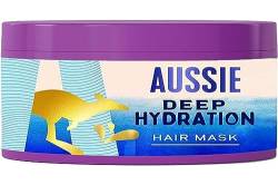 Aussie Deep Hydration Vegan Maske, intensive Feuchtigkeit, für sehr trockenes, dickes und lockiges Haar, mit Avocado-, Jojoba- und Macadamianusöl, 450 ml von Aussie