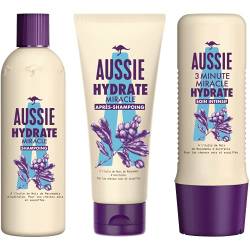 Aussie Hydrate Miracle Shampoo, Conditioner und intensive Feuchtigkeitspflege für trockenes Haar, mit Macadamia-Öl von Aussie