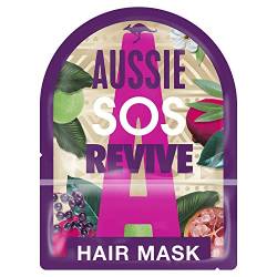 Aussie SOS Haarmaske und Kappe beleben Ihre lebenslosen Schlösser mit einer Mischung aus australischen Superfoods, vegan, 20 ml von Aussie