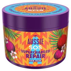 Aussie SOS Supercharged Repair Vegane Haarmaske für geschädigtes Haar, mit australischen Superfoods, 450 ml von Aussie