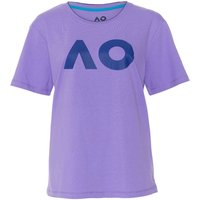 Australian Open AO Stack Print Core Logo T-Shirt Damen in lila, Größe: L von Australian Open