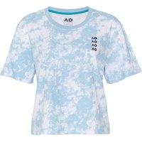 Australian Open AO Tie Dye Cropped T-Shirt Damen in hellblau von Australian Open