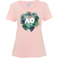 Australian Open Flower T-Shirt Damen in pink, Größe: L von Australian Open