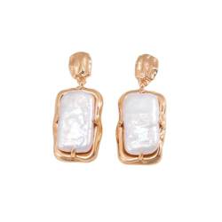 Ohrringe Damen Perlen Stecker Silber 925 Perlenohrringe Gold Stecker Ohrstecker Damen Hypoallergene Ohrringe Pearl Earrings füR MäDchen von Autarky Star