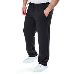 Authentic Klein Klassische gerade geschnittene Herren Jogginghose für Sport- und Freizeit aus Baumwollmischgewebe in Kurz, Lang und Übergrößen,Anthrazit / Anthrazitmelange,110 von Authentic Klein