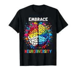 Neurodiversity Shirt - Think Differently ADHS Autismus T-Shirt von Autism Awareness Shirts Designs Men Women Kids