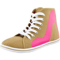 AvaMia Damen Sneaker Schnürschuhe Schuhe Turnschuhe Sneaker Damenturnschuhe Halbschuhe mit High Heel Aufdruck von AvaMia