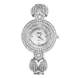 Avaner Armbanduhr Damen Uhr mit voll Diamant Gehäuse Damen Armbanduhr mit abnehmbares Armband Analog Quarzuhr für Frauen von Avaner