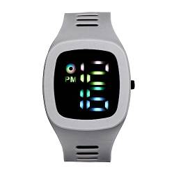 Avaner Armbanduhr Herren Damen Uhr mit Hochauflösende Farb-LED-Digitaluhr mit großer Ziffernanzeige Sportuhr Kalenderfunktion Stoppuhr für Männer Frauen von Avaner