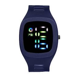 Avaner Armbanduhr Herren Damen Uhr mit Hochauflösende Farb-LED-Digitaluhr mit großer Ziffernanzeige Sportuhr Kalenderfunktion Stoppuhr für Männer Frauen von Avaner